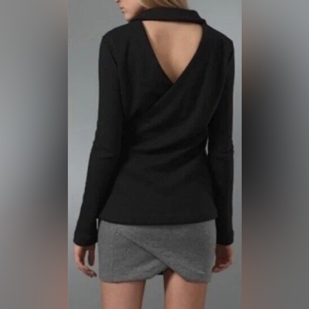 Alexander Wang Cut Out Black Blazer Size M